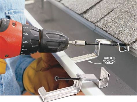 best bracket to attach gutters to metal siding|rain gutter bracket installation.